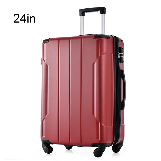 Hardshell Luggage Spinner Suitcase with TSA Lock Lightweight Expandable 24''