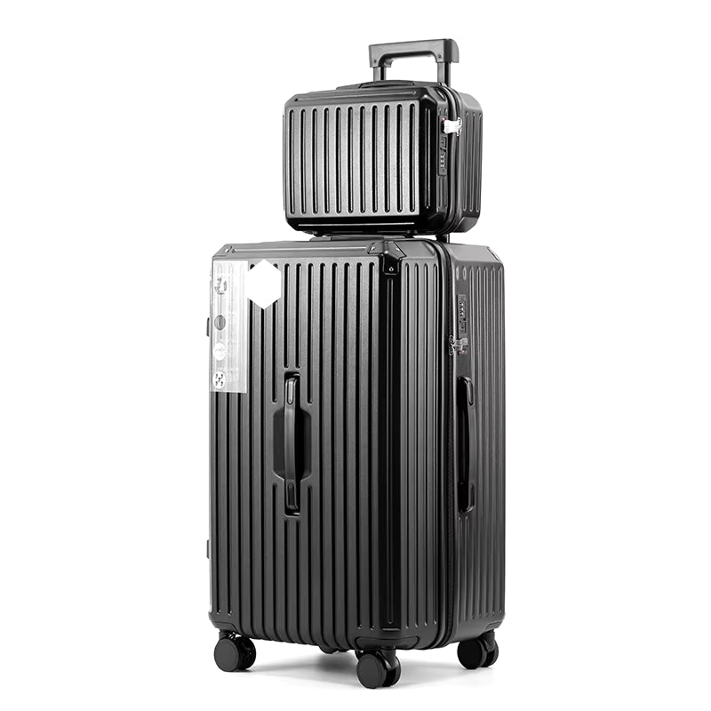 2024 New Durable Luggage Sets PC+ABS Spinner Wheel Suitcase TSA Lock USB Charging Women Men Carry-On Boarding Travel 20/24/26/28